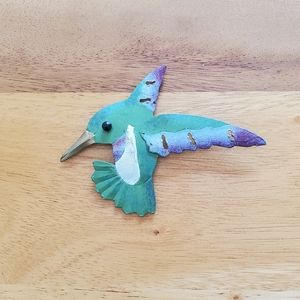 Metal Magnet - Hummingbird